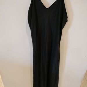 Vintage Avon Fashions Women's Black 100% Silk Dress Size Small
